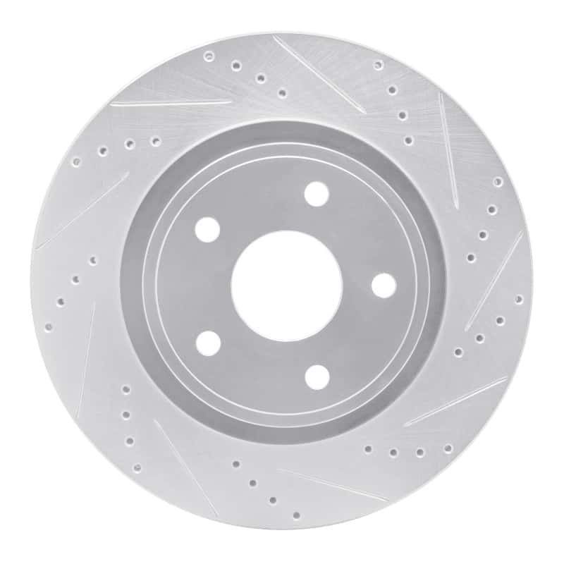 R1 Concepts — R1 04-06 Dodge Ram 1500 Pickup Front Right Drilled & Slotted Silver Brake Rotor
R1 Brake Rotor Drill - view 1