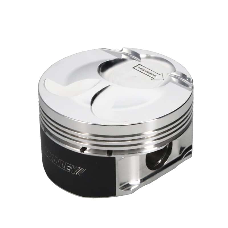 Manley Performance — Manley Ford 3.5L Ecoboost 3.652in Bore 1.239in 10.0:1 CR -0.5cc Dome Extreme Duty Piston Set
Piston Set - view 6