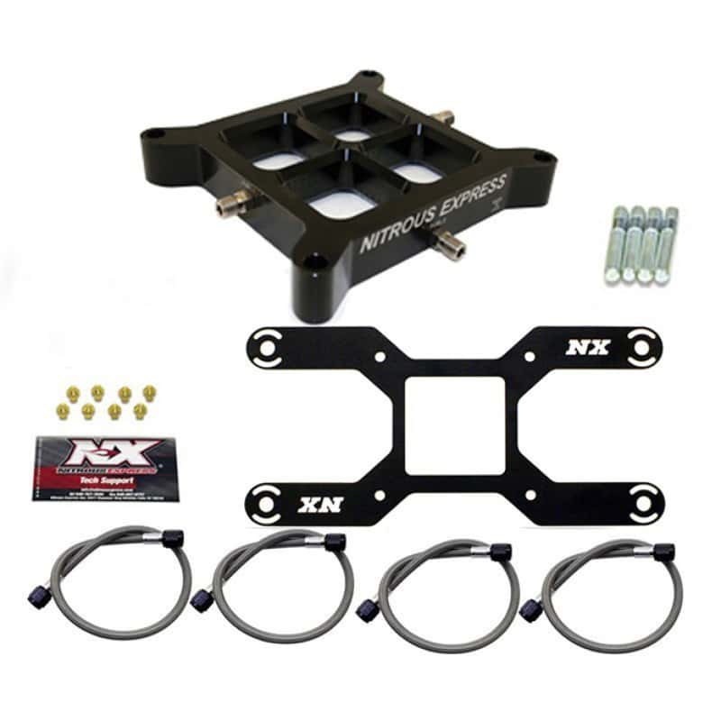 Nitrous Express — Nitrous Express Dual Stage Billet Crossbar (4150 Flange) Nitrous Plate Conversion (50-800HP)
Injector Plate
N2OPlate - view 3