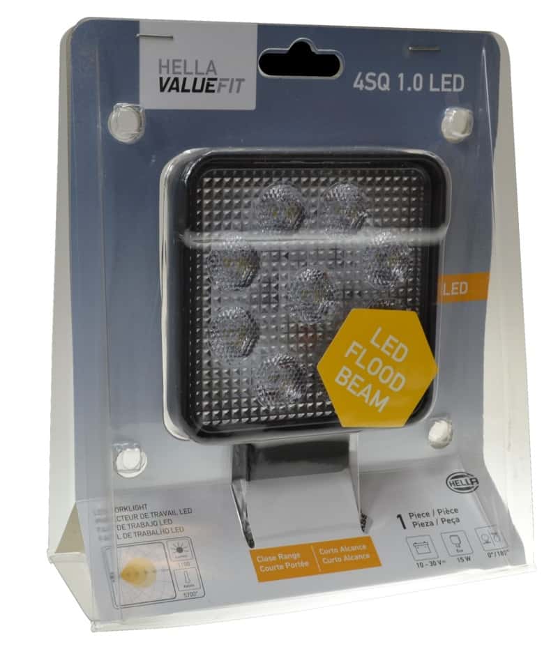 Hella — Hella ValueFit Work Light 4SQ 1.0 LED MV CR LT - view 12
