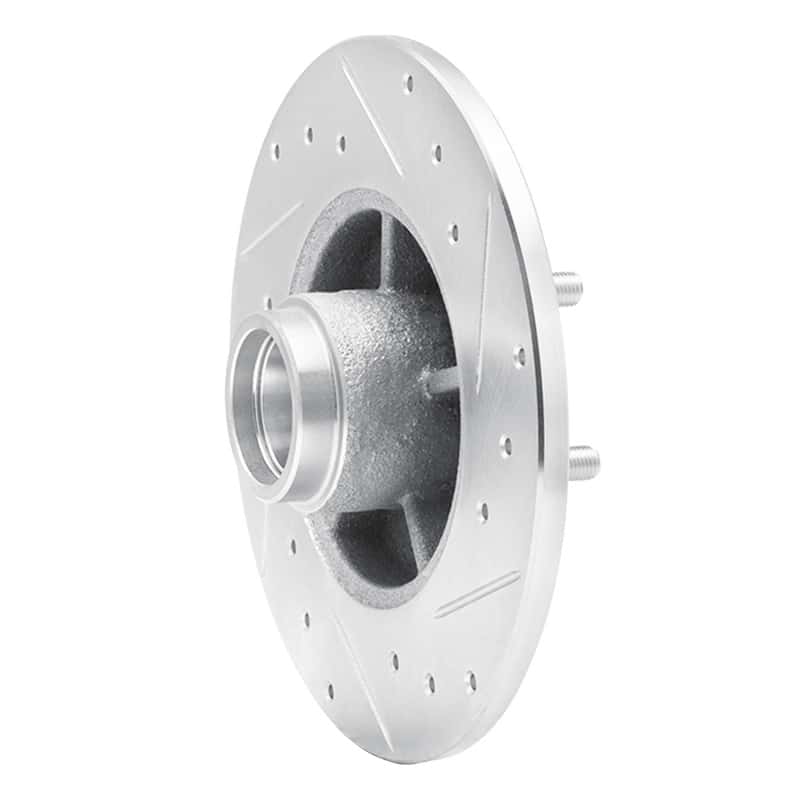 R1 Concepts — R1 1984-1987 Pontiac Fiero Front Left Drilled & Slotted Silver Brake Rotor
R1 Brake Rotor Drill - view 4