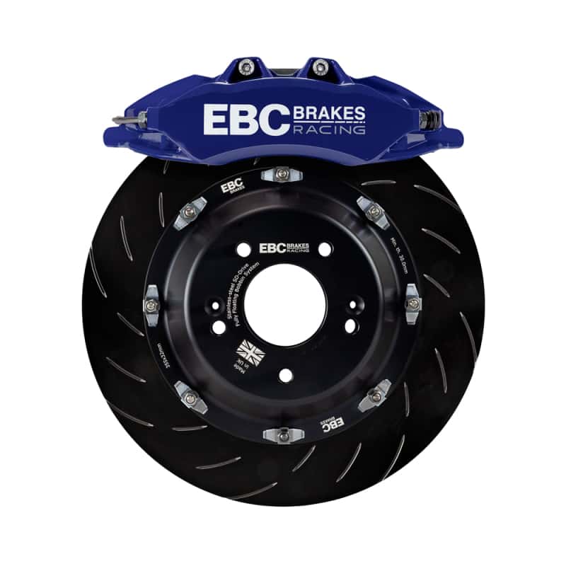 EBC — EBC Racing 2023+ Nissan 400Z Blue Apollo-6 Calipers 380mm Rotors Front Big Brake Kit - view 1