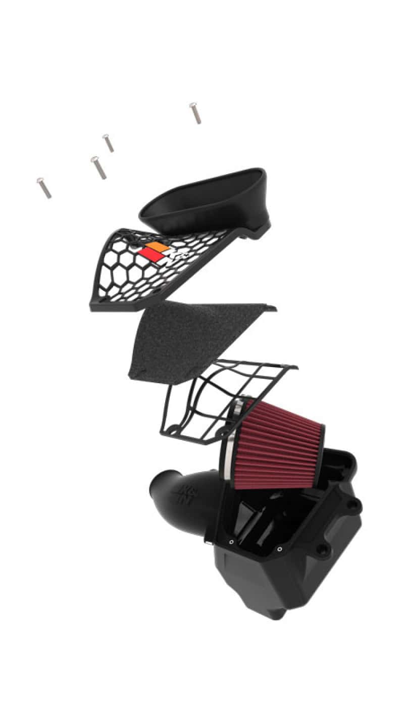 K&N Engineering — K&N 21-22 Jeep Wrangler JL V8-6.4L AirCharger Performance Intake
Air Intake System - view 6