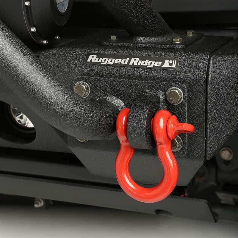 Rugged Ridge — Rugged Ridge Red 9500lb 3/4in D-Ring
OFFROAD_RECOVERY - view 4
