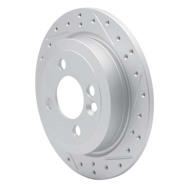 R1 Concepts — R1 02-15 Mini Cooper (Excl Clubman Rear Right Drilled & Slotted Geo-Carbon Rotor - view 2
