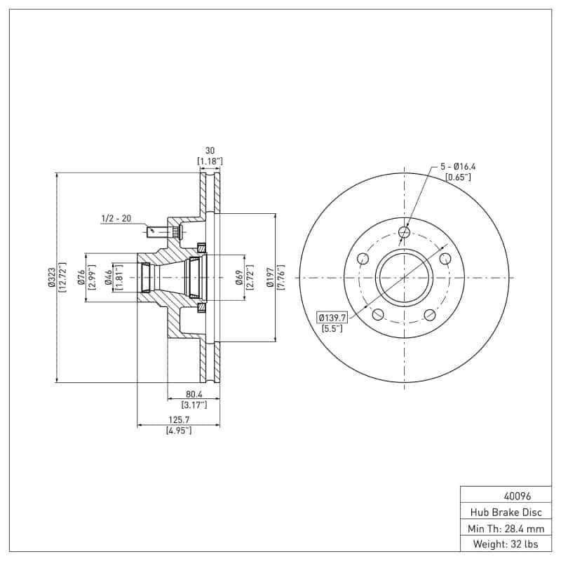 DFC — DFC 03-03 Dodge Ram 1500 Van Front Brake Rotor
DFC Brake Rotor - view 6