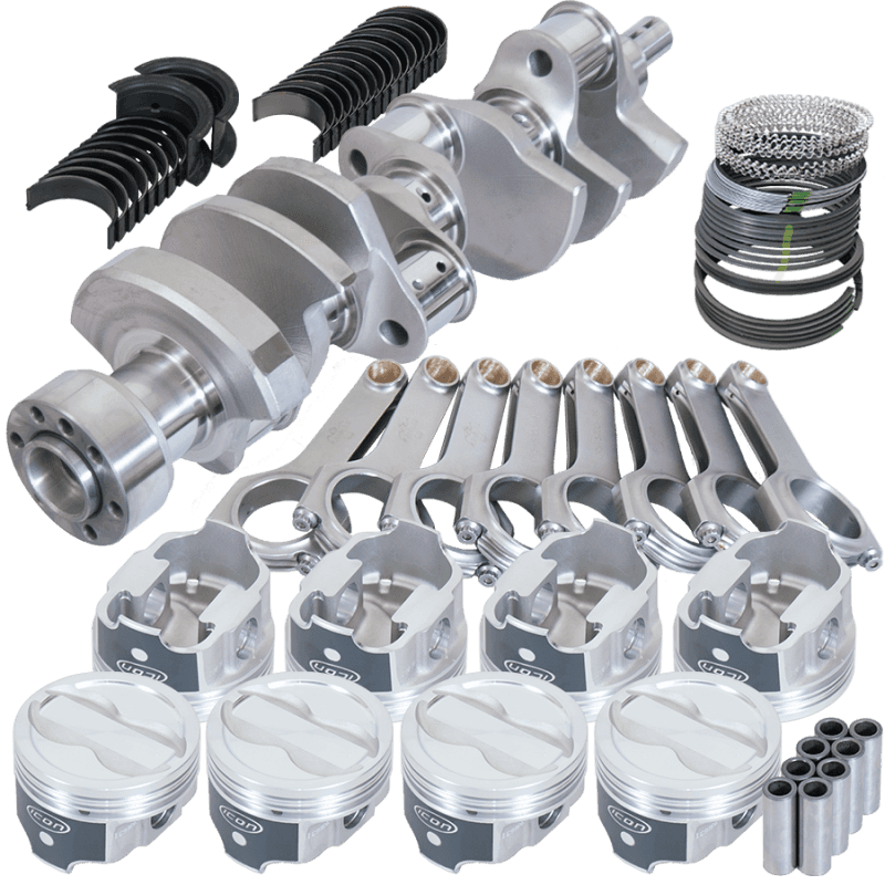 Eagle — Eagle Chevy LT1 350 1Pc 3.750in Crank 5.700in H-Beam -18cc 4.000in Pistons Rotating Assembly
Competition Assembly - view 1