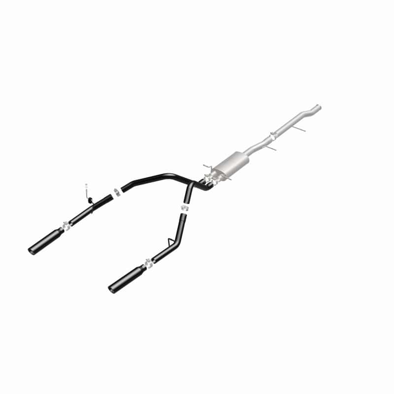 Magnaflow — MagnaFlow SYS Cat-Back 3.5in Black Dual Split Rear Tips 10-13 Chevy Silverado / GMC Sierra 5.3L
Cat-Back - view 24