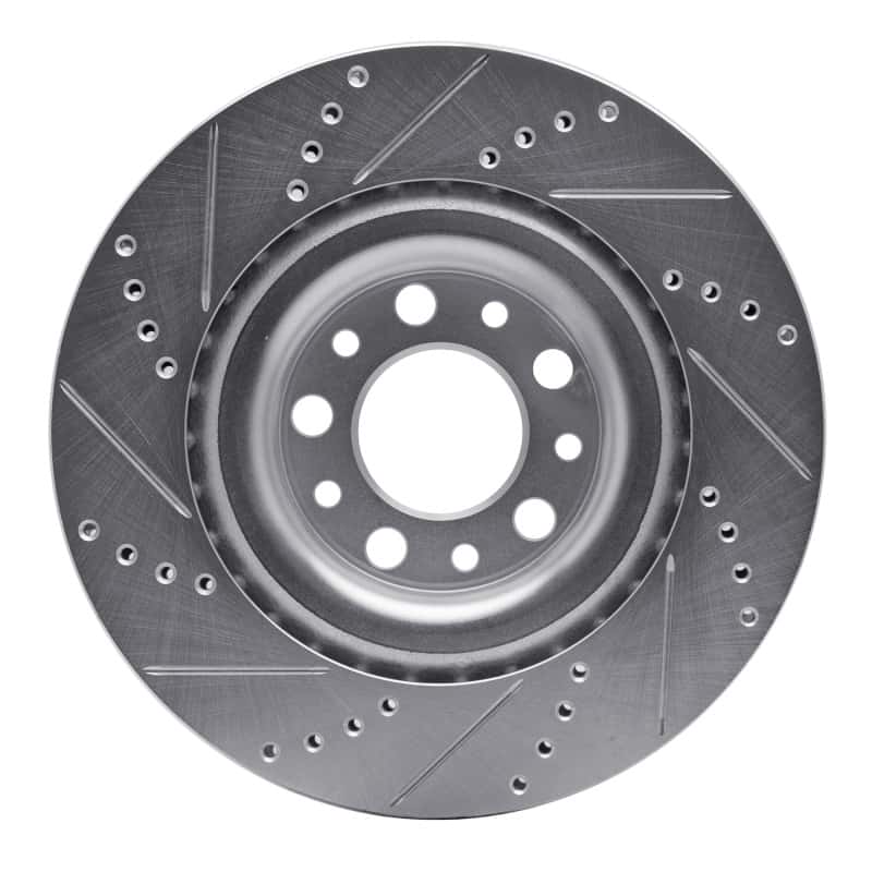 R1 Concepts — R1 2017-2025 Alfa Romeo Stelvio Rear Right Drilled & Slotted Silver Brake Rotor
R1 Brake Rotor Drill - view 5