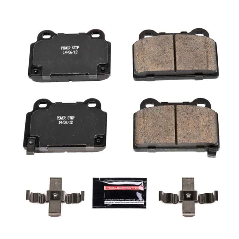 PowerStop — Power Stop 08-15 Mitsubishi Lancer Rear Z23 Evolution Sport Brake Pads w/Hardware
Z23 Brake Pads - view 1