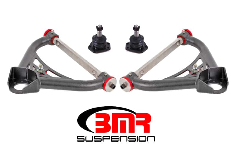 BMR Suspension — BMR 70-81 2nd Gen F-Body Non-Adj. Upper A-Arms (Polyurethane) - Black Hammertone
Upper Control Arms - view 1