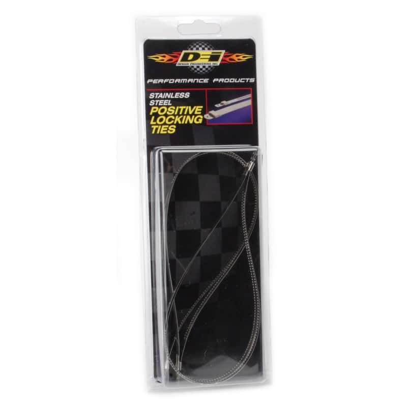 DEI — DEI Stainless Steel Positive Locking Tie 1/4in (7mm) x 14in - 4 per pack
Heat Shield Tie - view 3