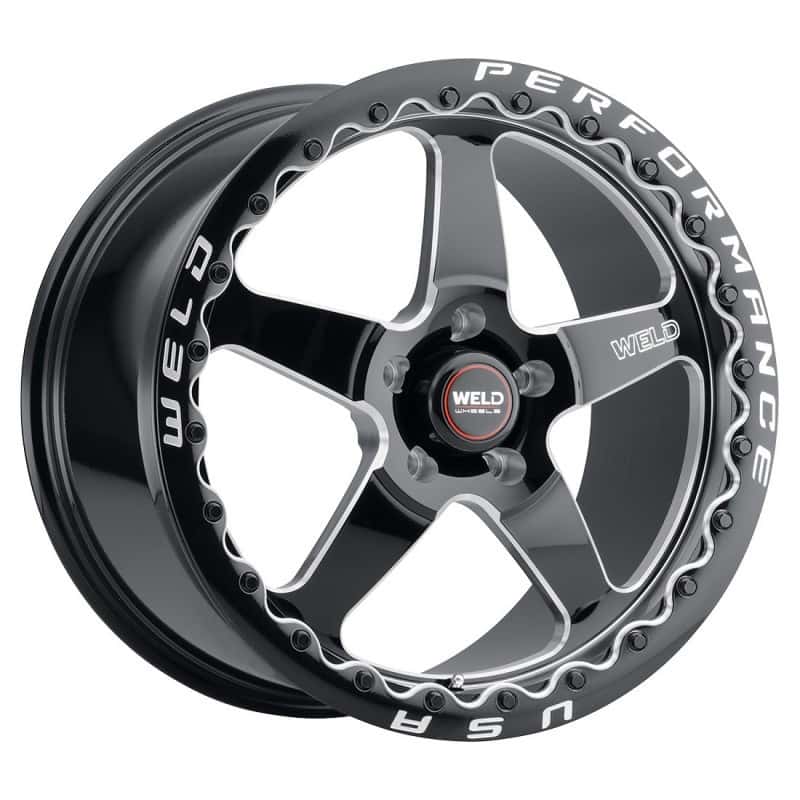 Weld — Weld S904 20x10.5 Ventura Beadlock 5x127 ET38 BS7.25 Gloss BLK MIL DIA 71.5 - view 3