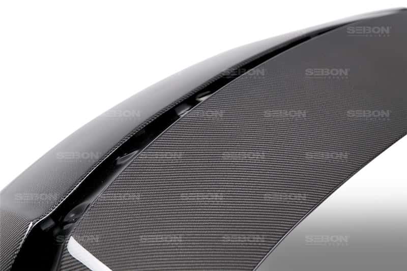 Seibon — Seibon 2016 Honda Civic 2 Door Coupe FC4 Carbon Fiber Gloss Finish Trunk Lid - view 12