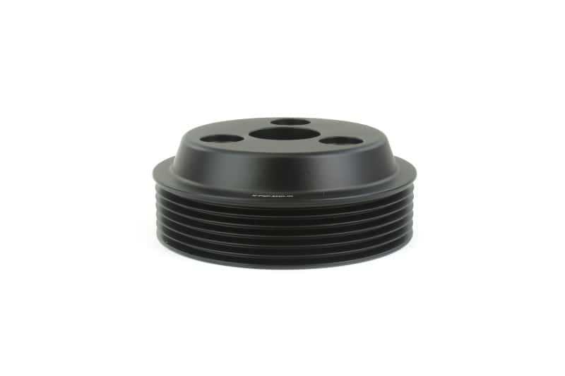 Perrin Performance — PERRIN 22-25 Subaru WRX / 21-25 Crosstrek / 20-25 LGT/OBXT/FXT Lightweight Water Pump Pulley - Black - view 2