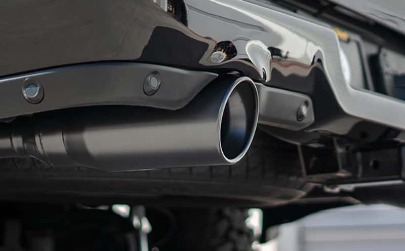 Magnaflow — MagnaFlow Tip Black Coated  w/ Clamp Single Wall Round Outlet 4in Diameter 3in Inlet 12in Length
Stainless Steel
Exhaust Tip - view 3