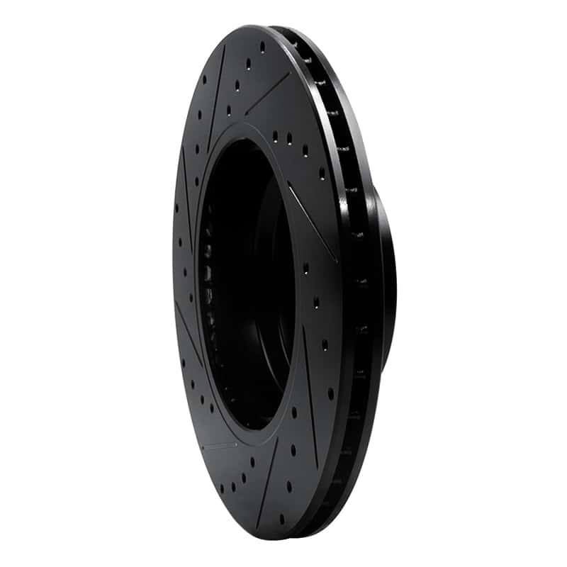 R1 Concepts — R1 06-12 BMW 330XI Front Right Drilled & Slotted Black Brake Rotor
R1 Brake Rotor Drill - view 4