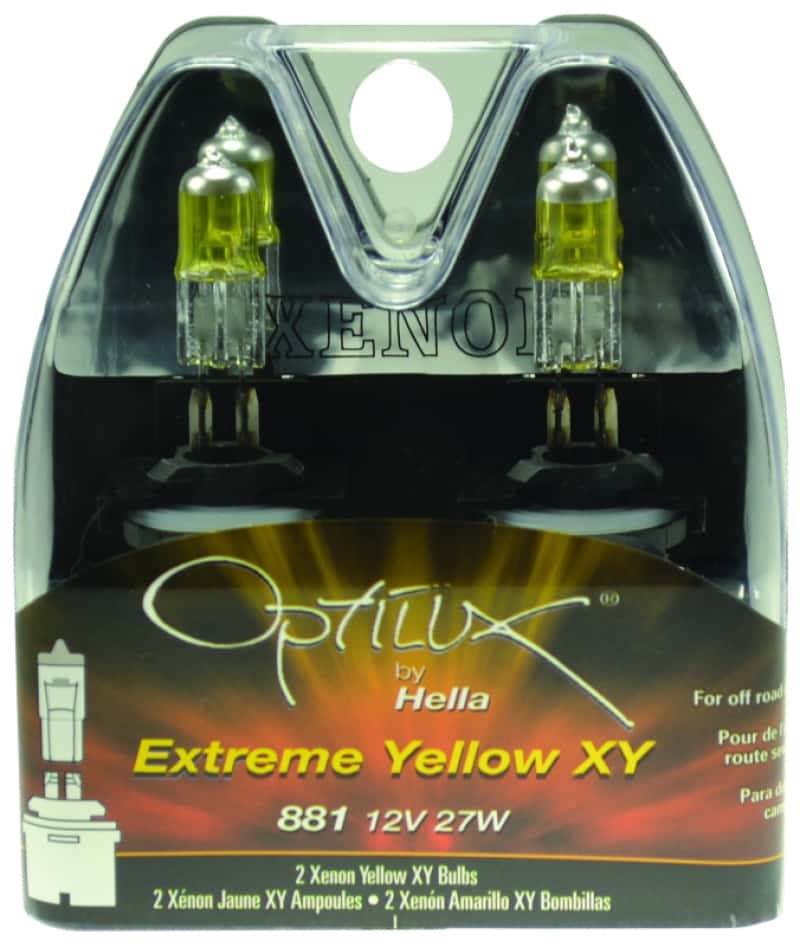Hella — Hella Optilux 881 12V Xenon Yellow XY Bulb
881 Halogen Bulb
Bulb - view 24