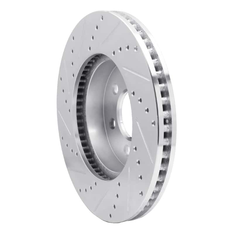 R1 Concepts — R1 03-03 Dodge Durango Front Right Drilled & Slotted Silver Brake Rotor
R1 Brake Rotor Drill - view 4