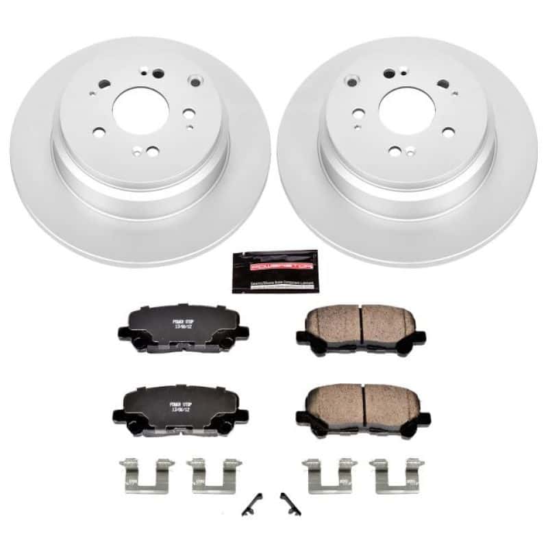 PowerStop — Power Stop 12-15 Honda Pilot Rear Z17 Evolution Geomet Coated Brake Kit - view 1