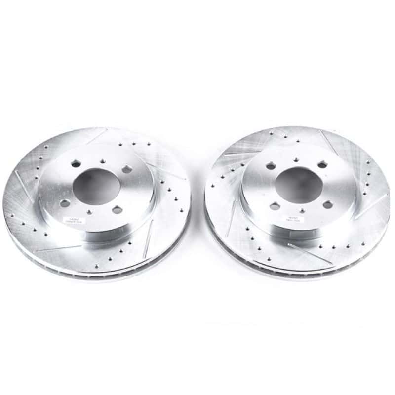 PowerStop — Power Stop 02-07 Mitsubishi Lancer Front Evolution Drilled & Slotted Rotors - Pair
PowerStop XPR - view 1