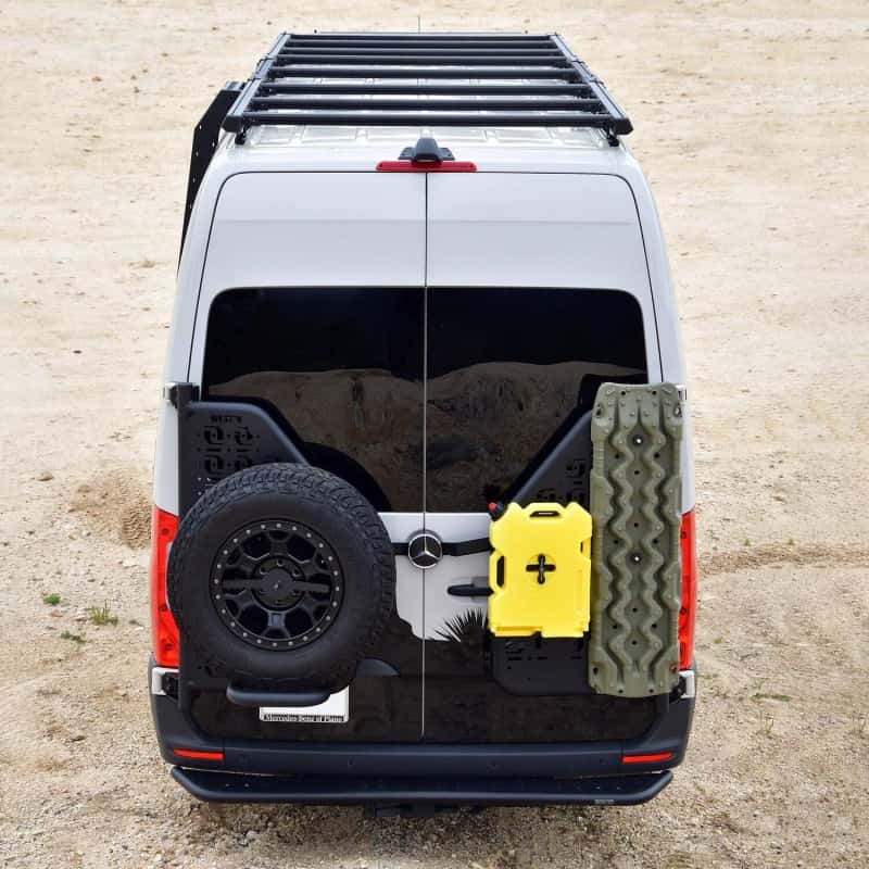Westin — Westin 19-23 Mercedes-Benz Sprinter 144in WB/High Roof Mesa Roof Rack - Textured Black - view 6