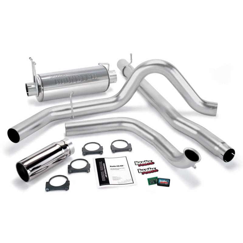 Banks Power — Banks Power 01-03 Ford 7.3L w/Cat Conv Git-Kit - SS Single Exhaust w/ Chrome Tip
Power/Efficiency Sys
Git-Kit Bundle - view 2