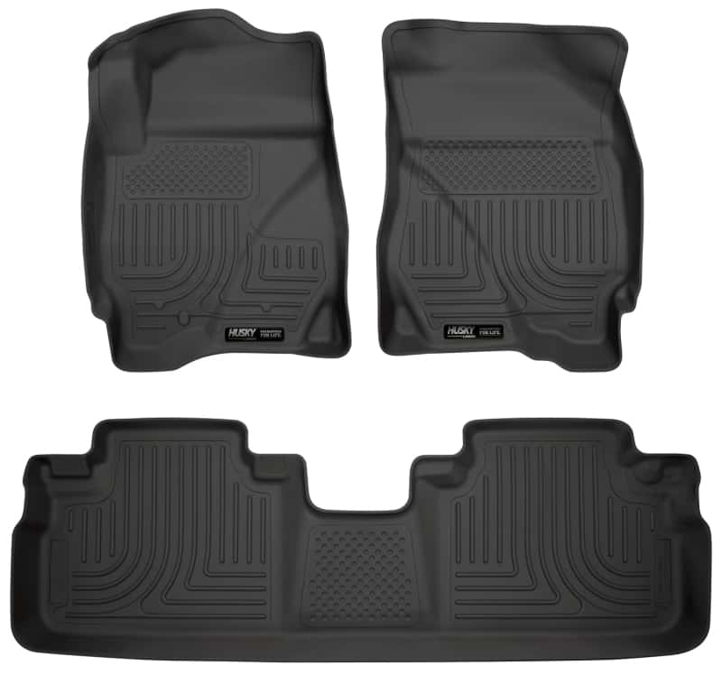 Husky Liners — Husky Liners 09-12 Ford Escape/Mazda Tribute (Base/Hybrid) WeatherBeater Combo Black Floor Liners
Floor Liners - view 1