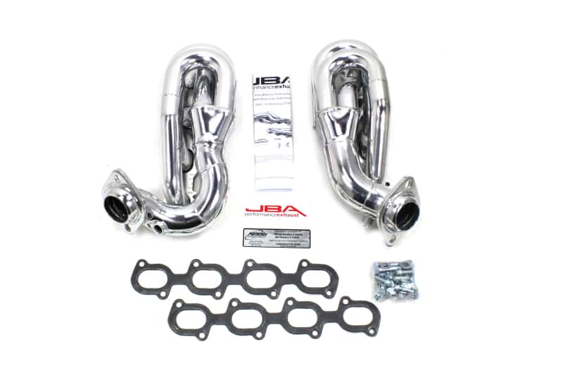 JBA — JBA 07-14 Ford GT500 5.4/5.8L 4V 1-5/8in Primary Silver Ctd Cat4Ward Header
Exhaust Header - view 1