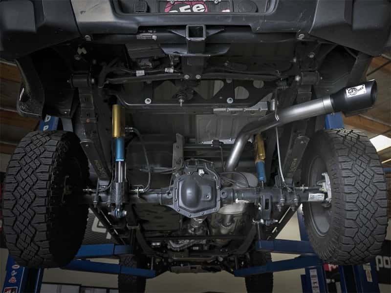 aFe — aFe Mach Force-XP Exhaust 3in CB SS 15-17 GM Colorado/Canyon 2.5L/3.6L Side Exit w/ Black Tip
Cat-Back Exhaust - view 10