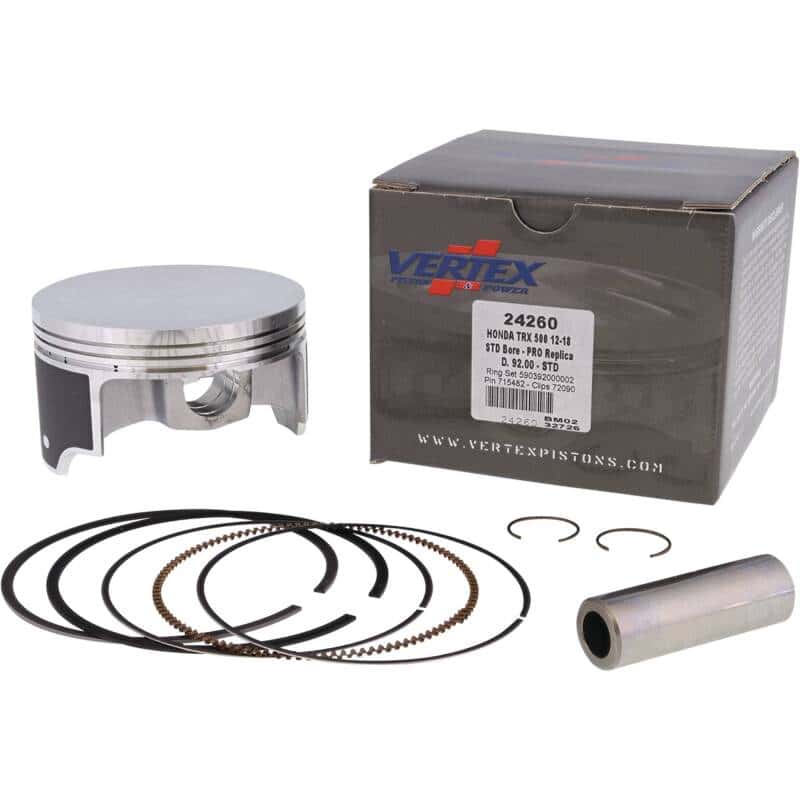 Vertex Pistons — Vertex Piston 15-23 Honda Pioneer 500 500cc Forged Replica Piston Kit - view 2