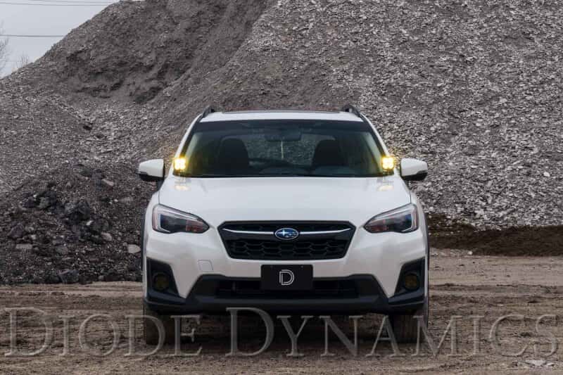 Diode Dynamics — Diode Dynamics 18-21 Subaru Crosstrek Stage Series 2in LED Ditch Light Kit - Sport Yellow Combo - view 6