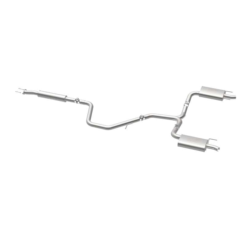 Magnaflow — MagnaFlow Cat-Back SS 2.25/2.5in Dual Split Rear Exit Polished 3in Tip 2015 Chev Impala 3.6L V6
Cat-Back - view 18
