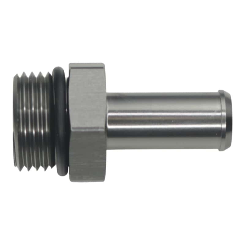 DeatschWerks — DeatschWerks 10AN ORB Male to 1/2in Male Barb Fitting - Anodized DW Titanium
Lines & Fittings - view 1