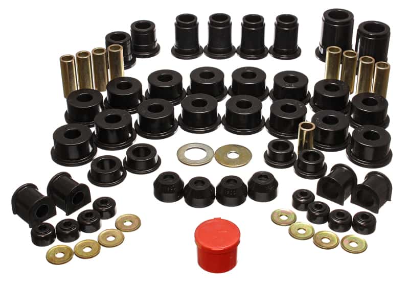 Energy Suspension — Energy Suspension 90-95 Toyota 4 Runner 2WD/4WD Black Hyper-Flex Master Bushing Set
Master Bushing Kit - view 5