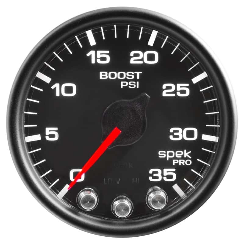 AutoMeter — Autometer Spek-Pro Gauge Boost 2 1/16in 35psi Stepper Motor W/Peak & Warn Black/Black
GA 2" BST 35 BCB SPK - view 4