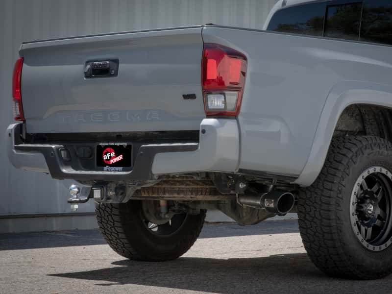 aFe — aFe 16-22 Toyota Tacoma Apollo GT Series 2.5in. - 3in. 409 SS Cat-Back Exhaust w/ Polished Tip
Cat-Back Exhaust - view 3