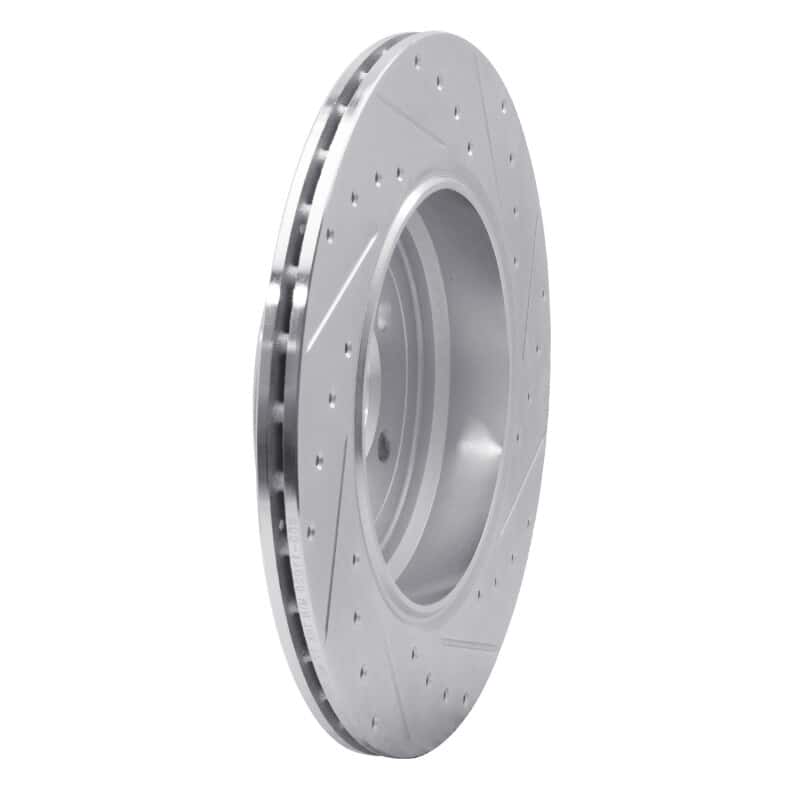 R1 Concepts — R1 10-13 Land Rover Range Rover Sport Rear Left Drilled & Slotted Silver Brake Rotor
R1 Brake Rotor Drill - view 4