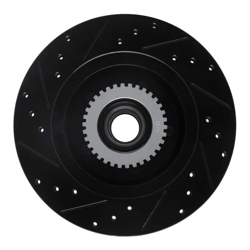 R1 Concepts — R1 91-96 Buick Roadmaster Front Right Drilled & Slotted Black Brake Rotor
R1 Brake Rotor Drill - view 5