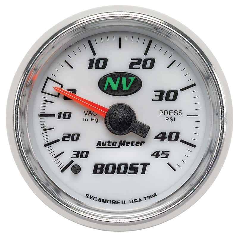 AutoMeter — Autometer 52mm Mechanical 30 In Hg-Vac/45 PSI Vacuum / Boost Gauge
2-1/16" BOOST-VAC, 3 - view 2