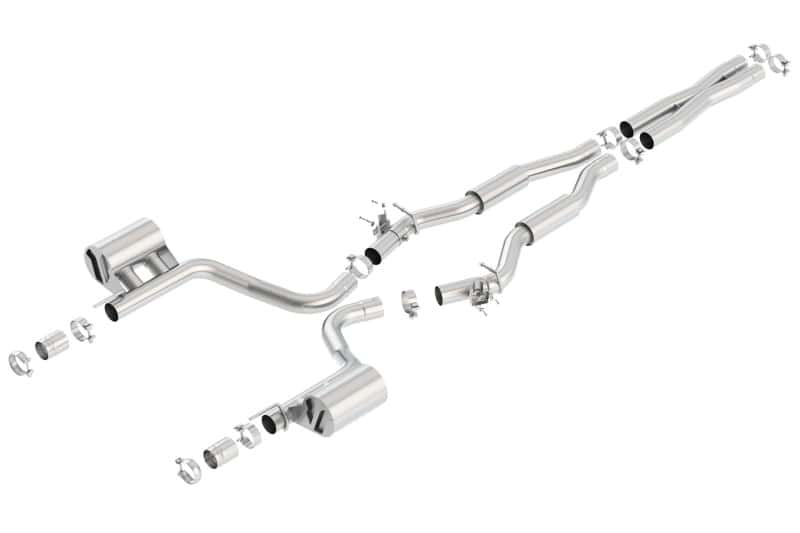 Borla — Borla 2015 Dodge Challenger Hellcat 6.2L V8 S-TYPE Catback Exhaust No Tips Factory Valance
Cat-Back System
ExhstSysKt - view 3