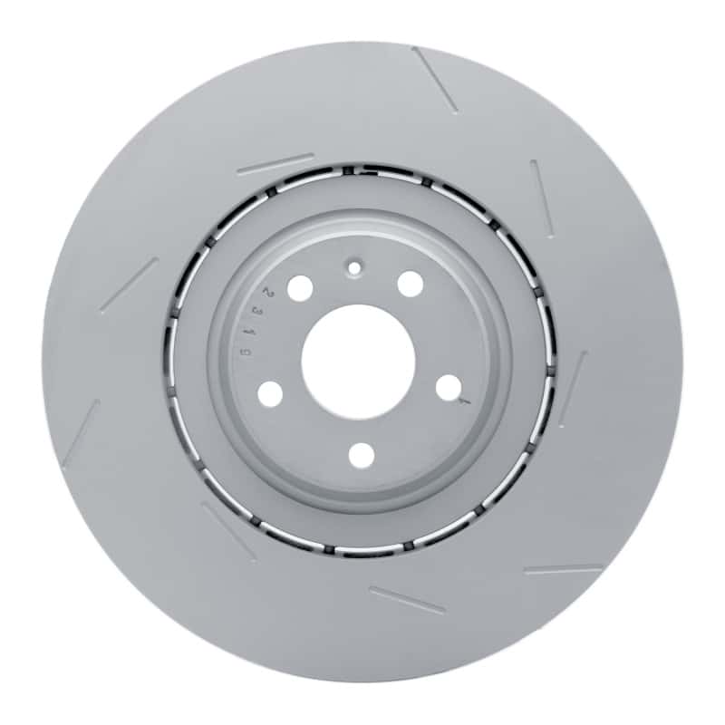 DFC — DFC 17-18 Porsche Macan Right Front Slotted Hi-Carbon Alloy Geomet Coated Rotor - view 1