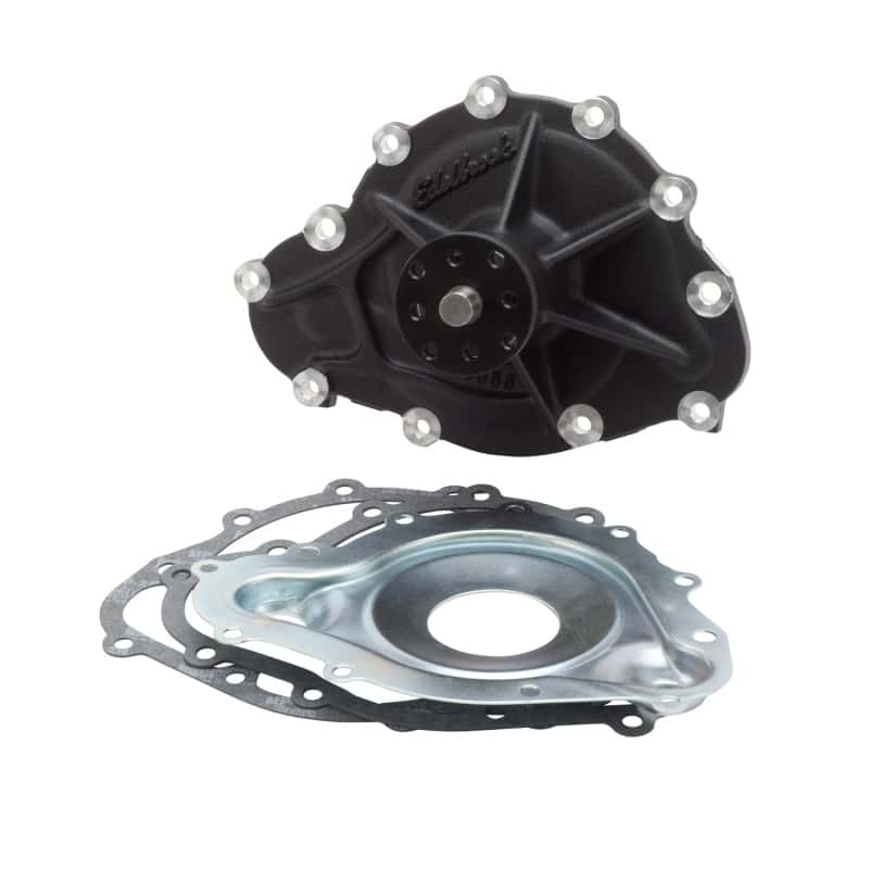 Edelbrock — Edelbrock Water Pump High Performance Pontiac 1969-79 389-455 CI V8 Engines Standard Length
WATER PUMPS - view 1