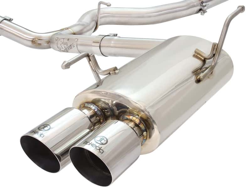 aFe — aFe Takeda 3in SS Exhaust Cat-Back 15-16 Subaru WRX/STI 2.0L/2.5L Polished Tips
Cat-Back Exhaust - view 6