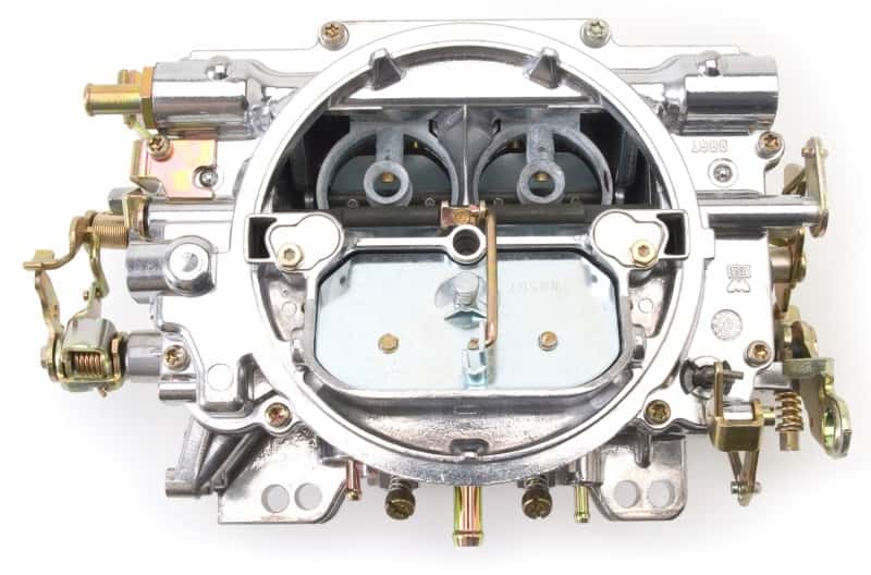 Edelbrock — Edelbrock Carburetor Performer Series 4-Barrel 500 CFM Manual Choke Satin Finish - view 4