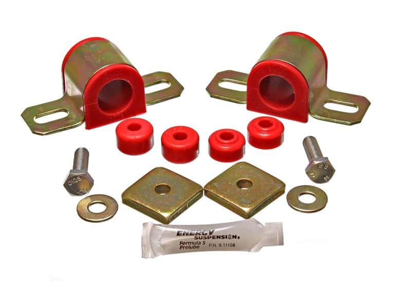 Energy Suspension — Energy Suspension 95-98 Nissan 240SX (S14) Red 27mm Front Sway Bar Frame Bushings (Sway bar end link
Sway Bar Bushing Kit - view 4