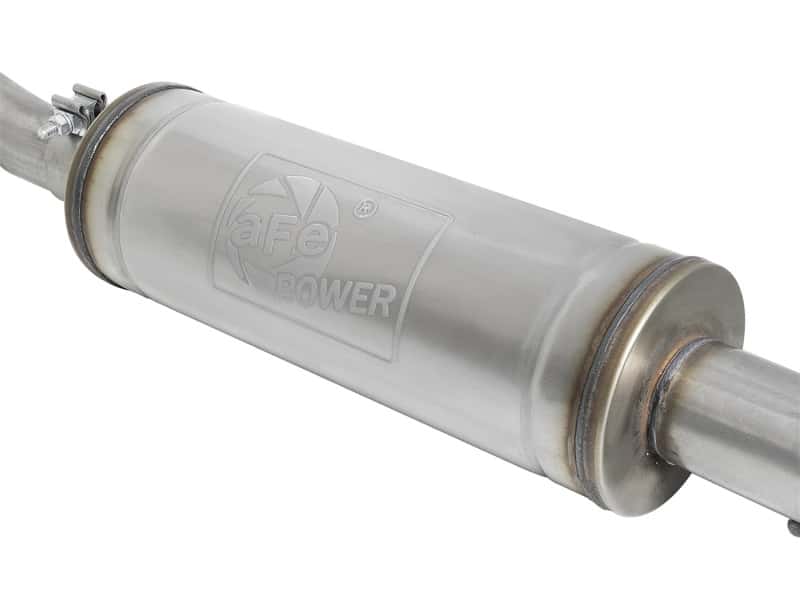 aFe — aFe Rock Basher 3in 409 SS Cat-Back Turn-Down Exhaust 12-18 Jeep Wrangler (JK) V6 3.6L/ 07-11 3.8L
Turn-Down Exhaust - view 3