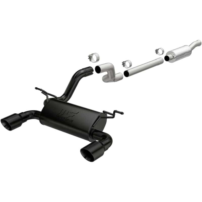 Magnaflow — MagnaFlow Cat-Back 2018 Jeep Wrangler 2.0L Dual Black Coated 4in Tips
Cat-Back - view 2