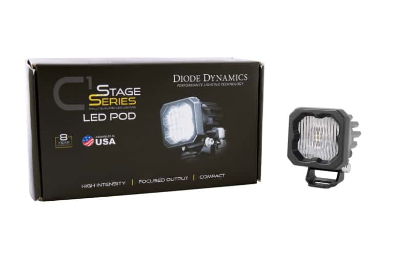 Diode Dynamics — Diode Dynamics Stage Series C1 LED Pod - White SAE Fog Standard ABL Each - view 3