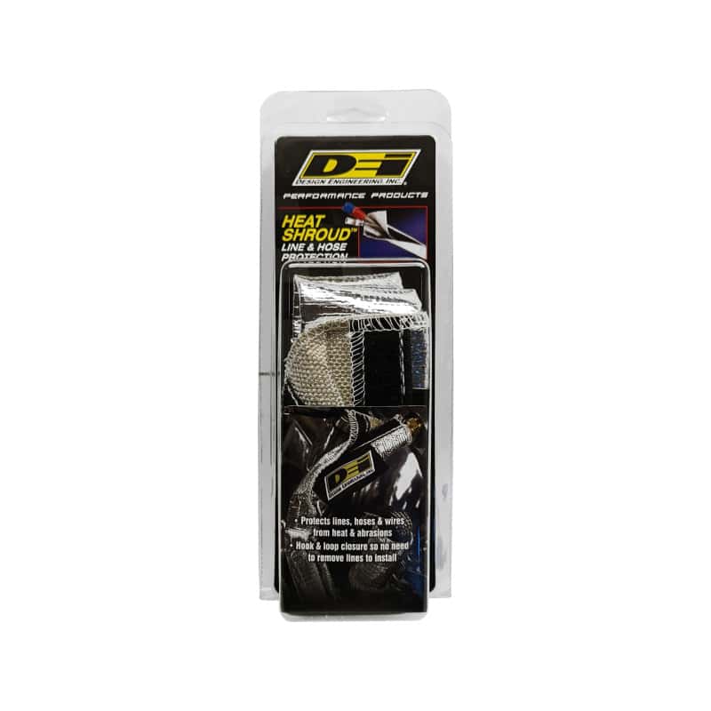 DEI — DEI Heat Shroud 1in I.D. x 3ft - Aluminized Sleeving - Hook and Loop Edge
Heat Shield Sleeve - view 6